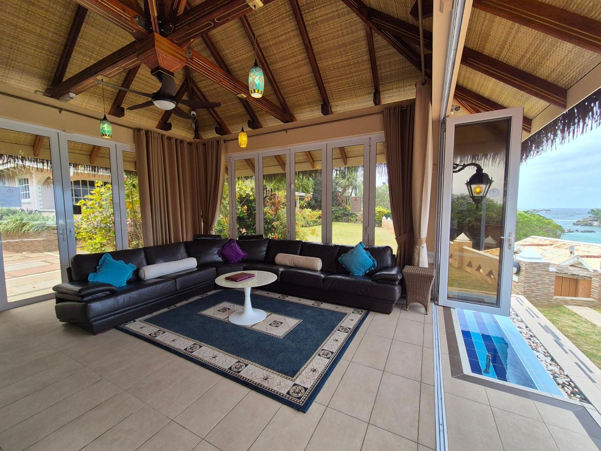 Au Fond De Mer View Anse Royale Exteriör bild