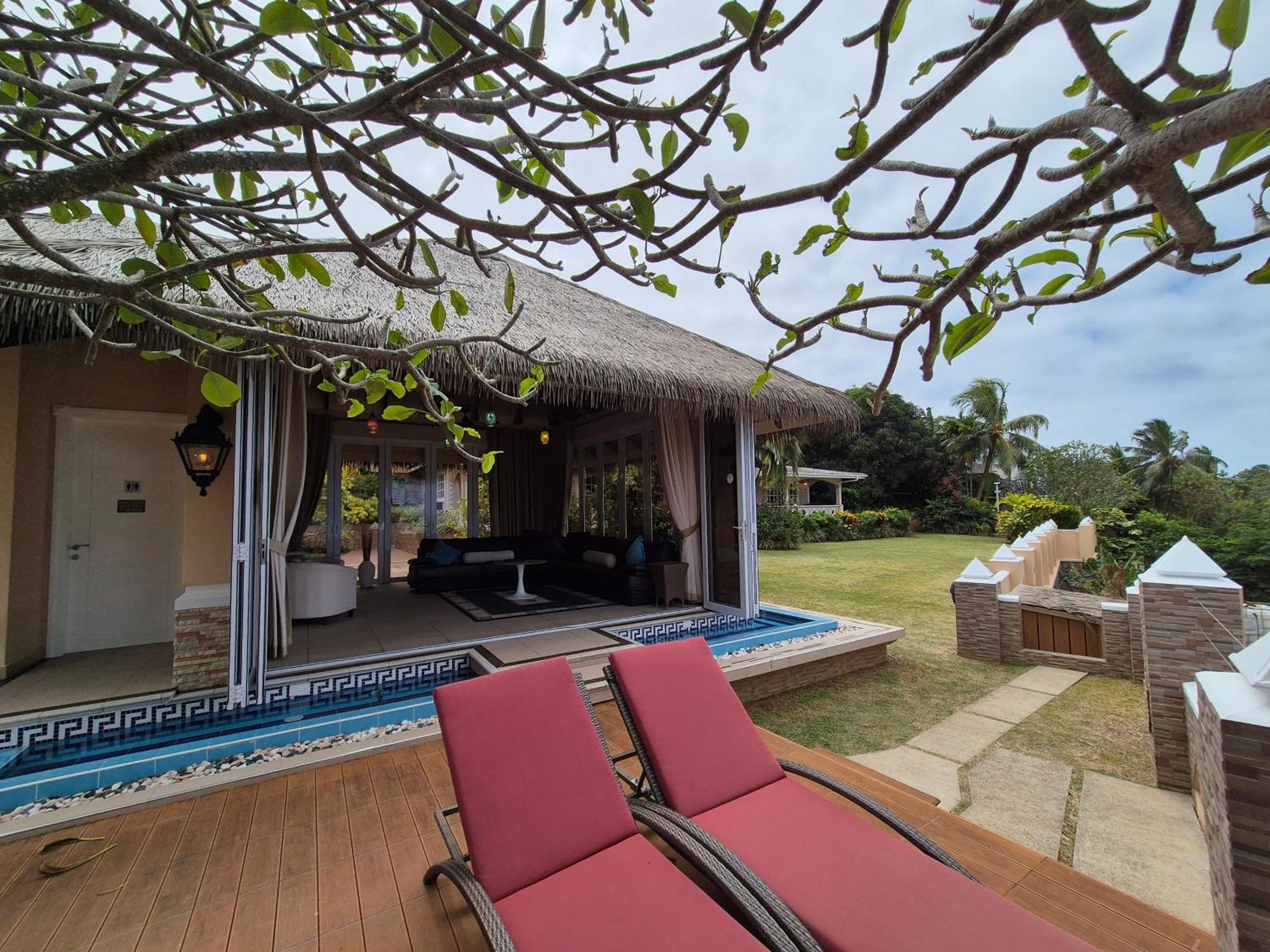 Au Fond De Mer View Anse Royale Exteriör bild